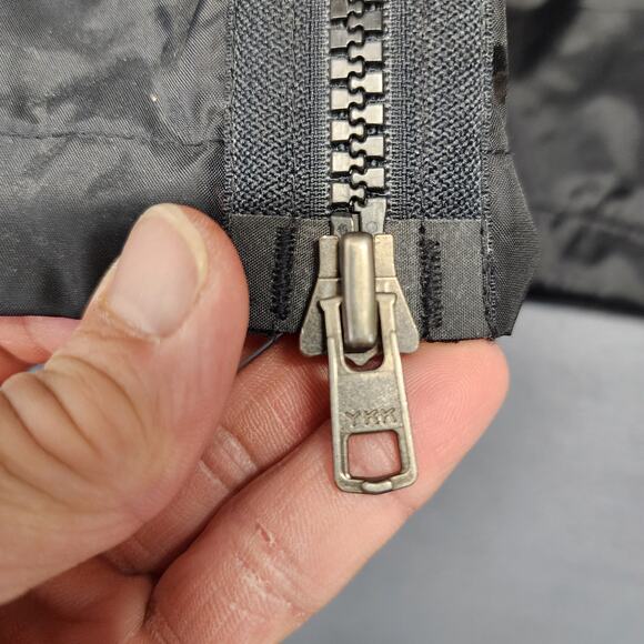 Vintage Ralph Lauren Polo Jeans Co Jacket Windbreaker Mens Large Black Hong Kong - Picture 10 of 10